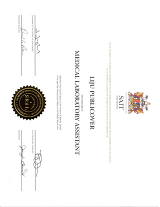 SAIT MLA Certificate