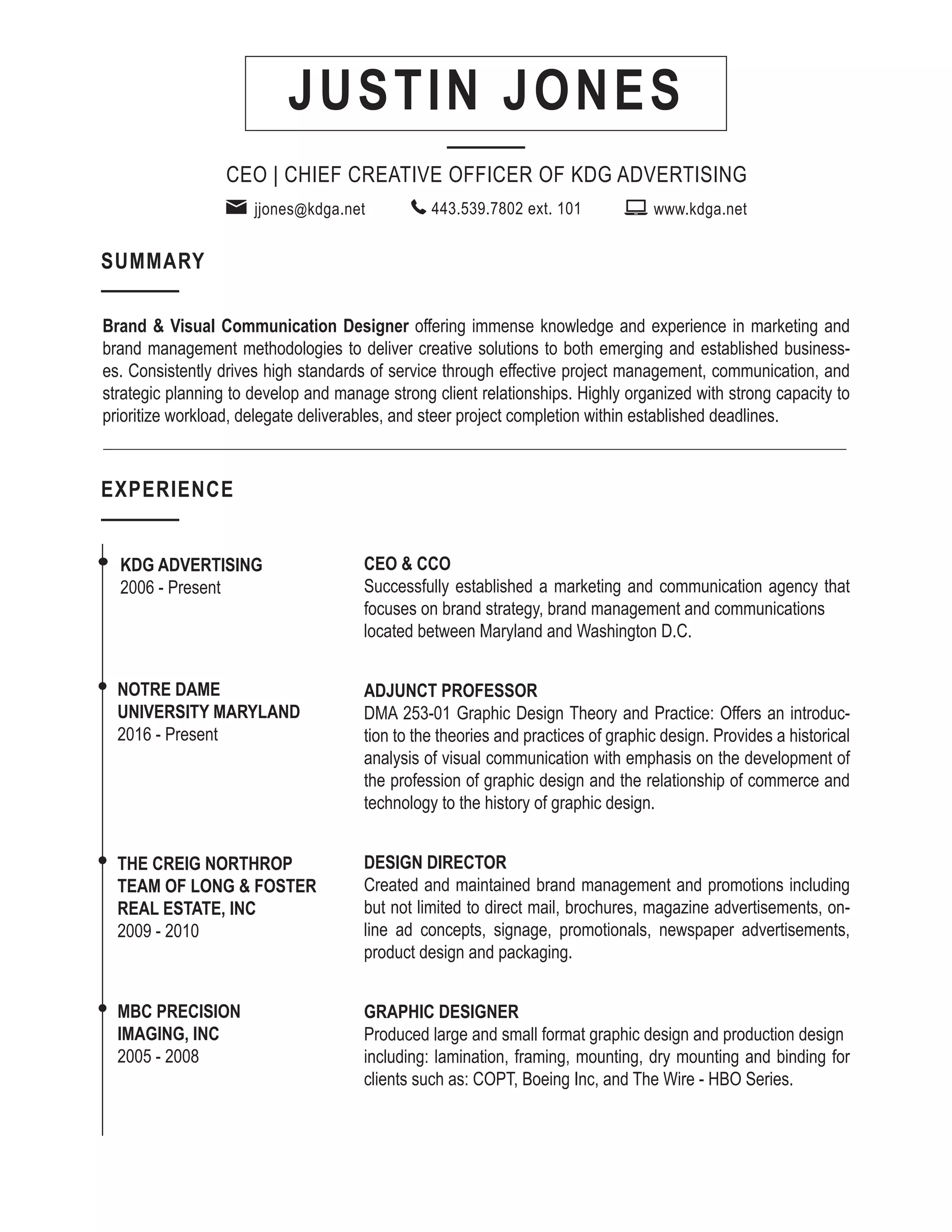 Justin Jones Resume | PDF