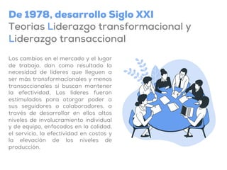 Línea de tiempo - Teorías de Liderazgo | PDF