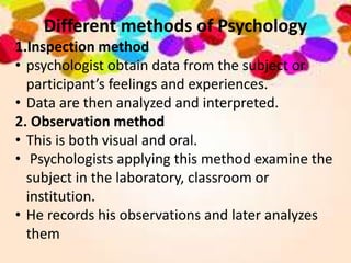 D7 PSYCHOLOGY- disciplines and ideas in the social sciences | PPTX