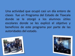 En lo que se refiere a matemáti-                          cas se abordó el tema de la elabo-                          ración y la interpretación de grafi-cas, para dar comienzo se tenian que hacer una lista sobre  los nombres que poseían un mayor número de letras, es así que se comenzó con el tema de las graficas, una de las dificultades que encontré fue explicar como funcionaba los dos ejes  “x” y “y” y los datos que se ponían en cada uno de ellos,  los alumnos no entendían y me costó mucho poder explicarlo, pues veía que era algo muy sencillo no identificaba la dificultad y por lo tanto no sabia cómo explicárselo a los alumnos.