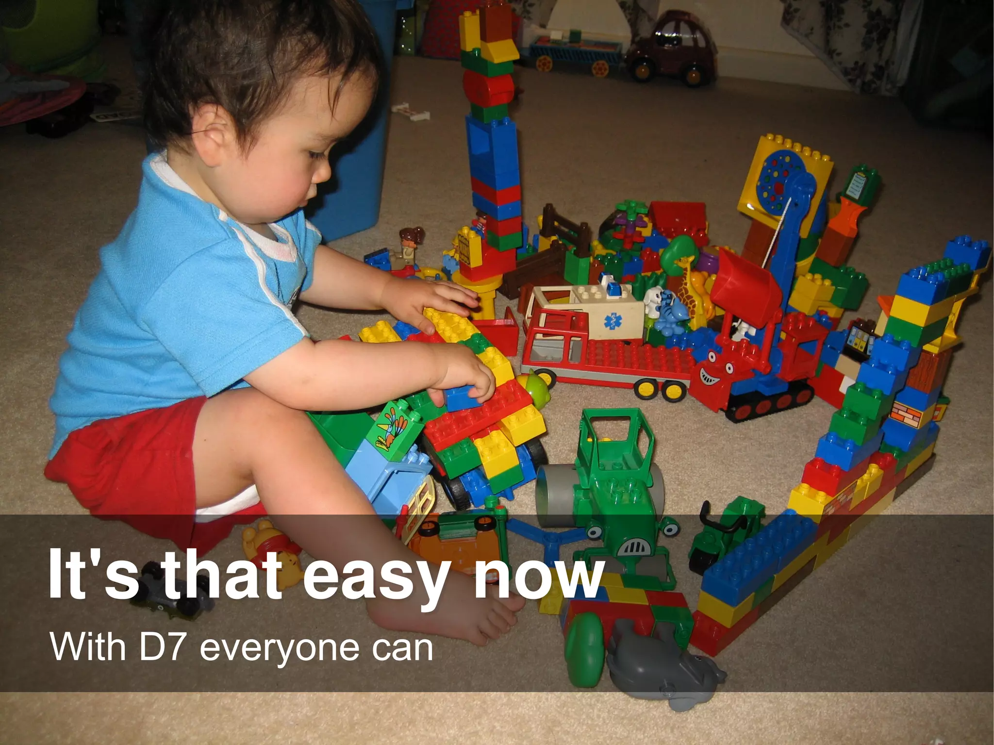 It's that easy now
With D7 everyone can
 