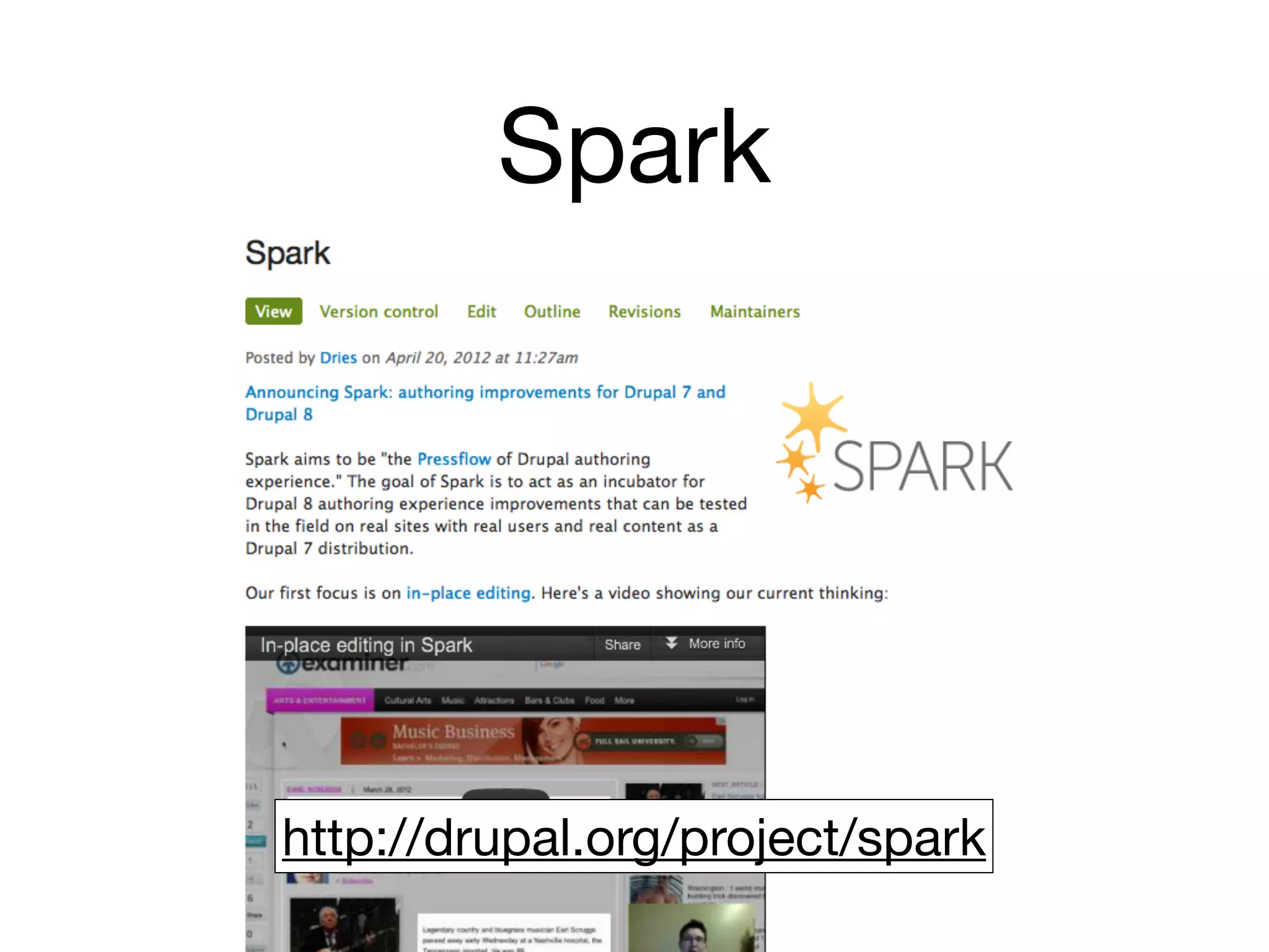 Spark




http://drupal.org/project/spark
 