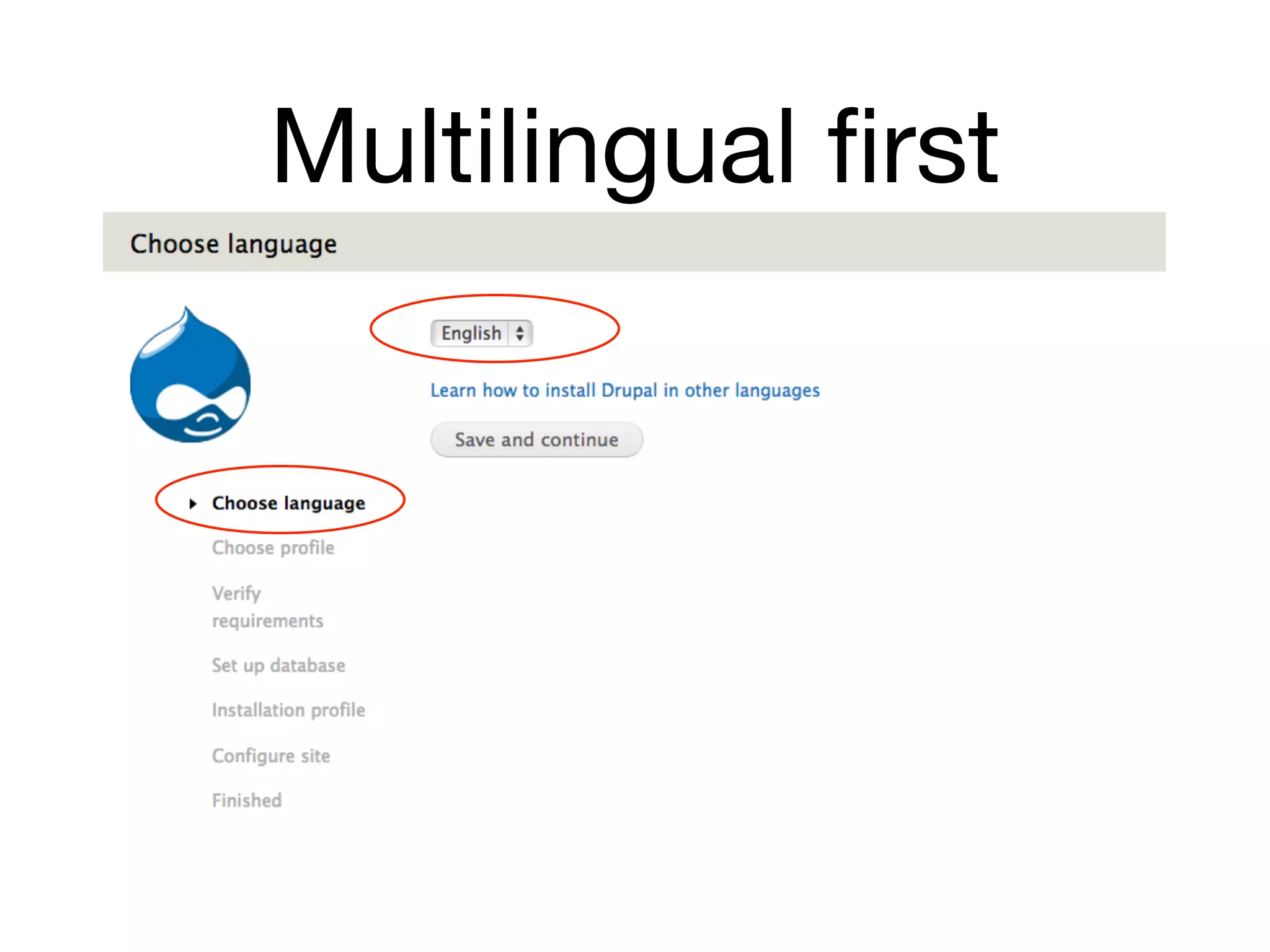 Multilingual ﬁrst
 