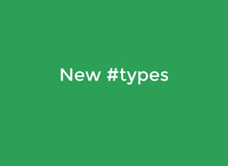 New #types
 