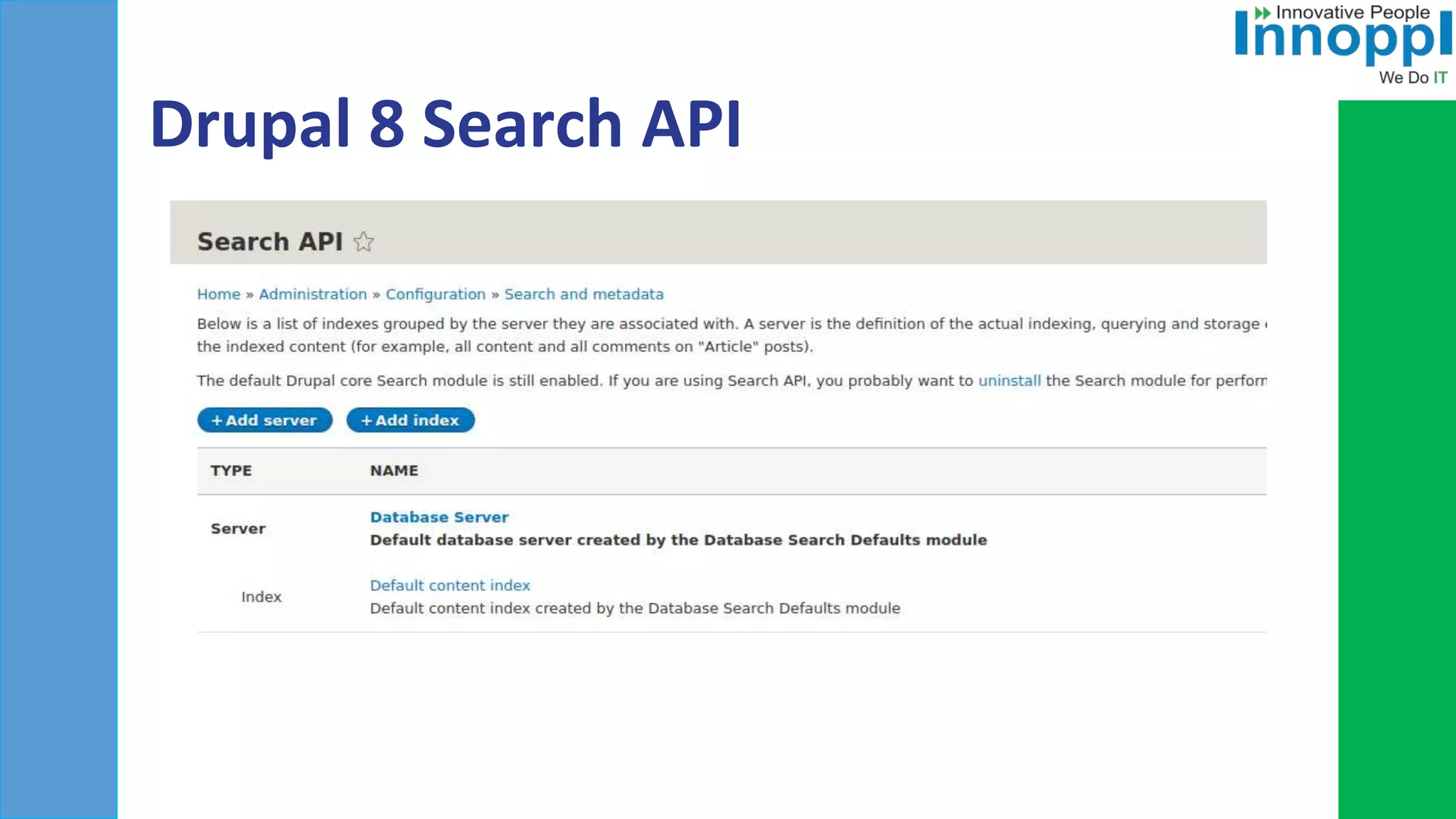 Drupal 8 Search API
 
