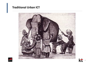 4
Traditional Urban ICT
 