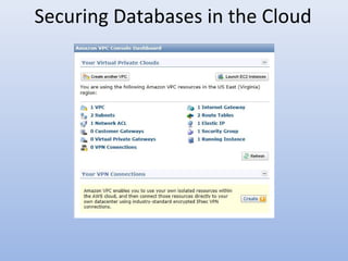 Securing Databases in the Cloud
 