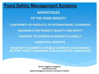 THE ROLE OF FOOD SAFETY MANAGEMENT SYSTEMS IN | PPTX