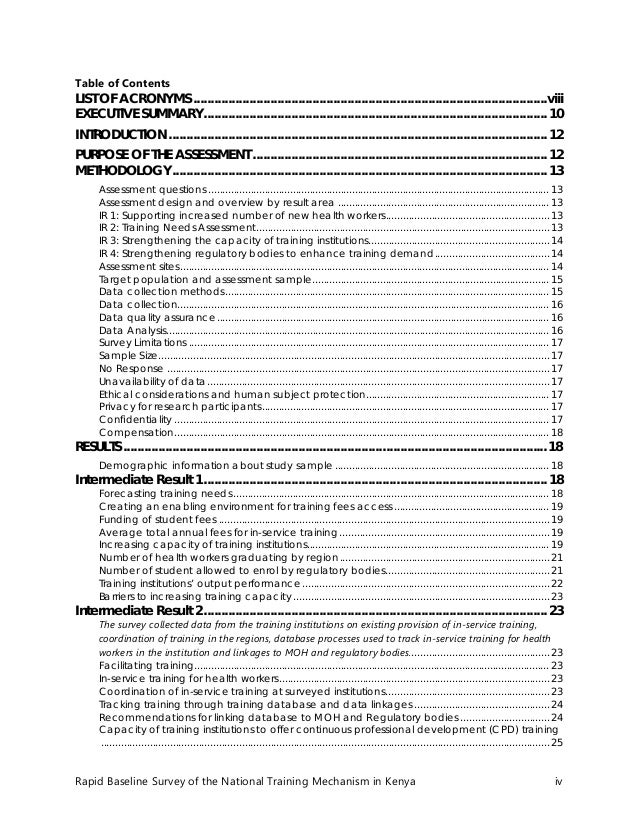 baseline report template kenya national mechanism baseline survey report baseline report template kenya national mechanism baseline survey report