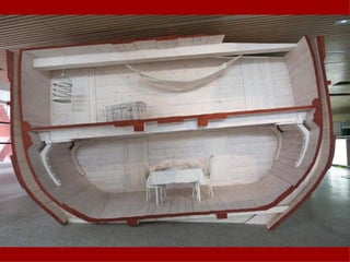 El rincón de Darwin

   La figura del naturalista británico no podía estar
    ausente de un Museo dedicado a la evolución
humana. Por eso, en el segundo nivel, los visitantes
podrán asombrarse contemplando una reproducción
bastante exacta de una sección del Beagle, el navío
 inglés en el que Darwin realizó el viaje que le sirvió
     de inspiración para su revolucionaria teoría.
 