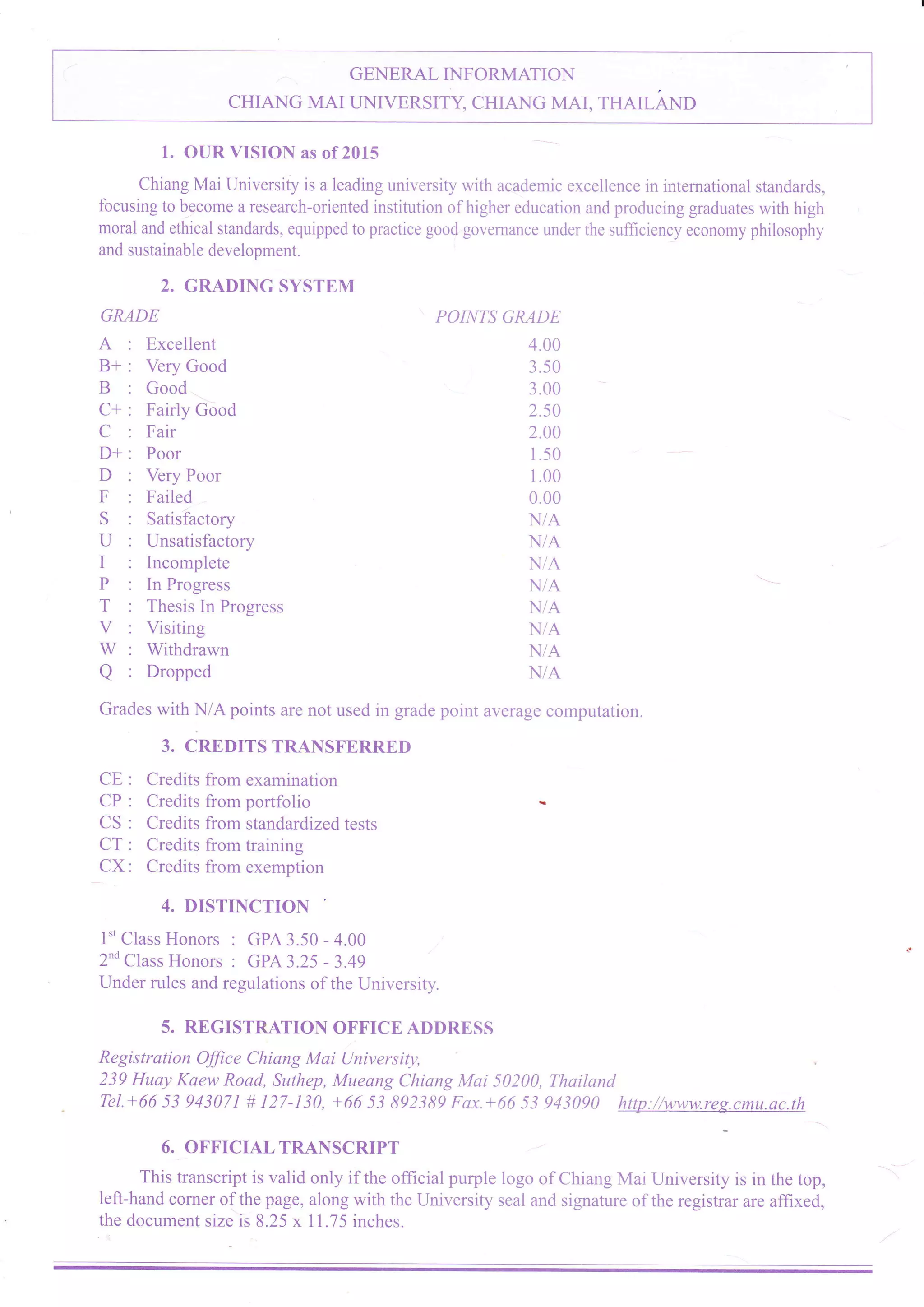 M.S.Transcript | PDF