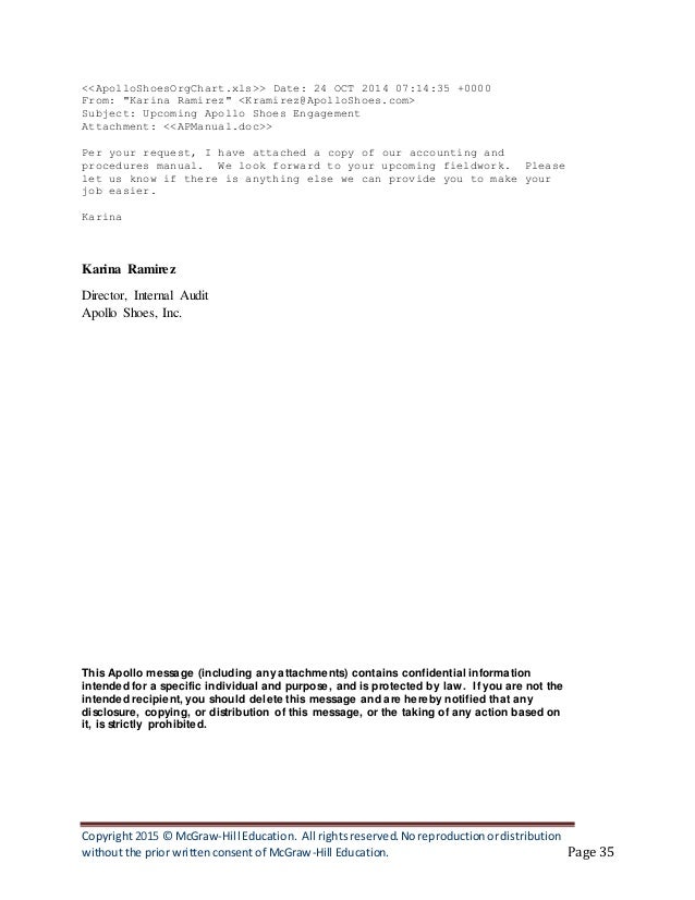 Apollo Shoes Audit Case