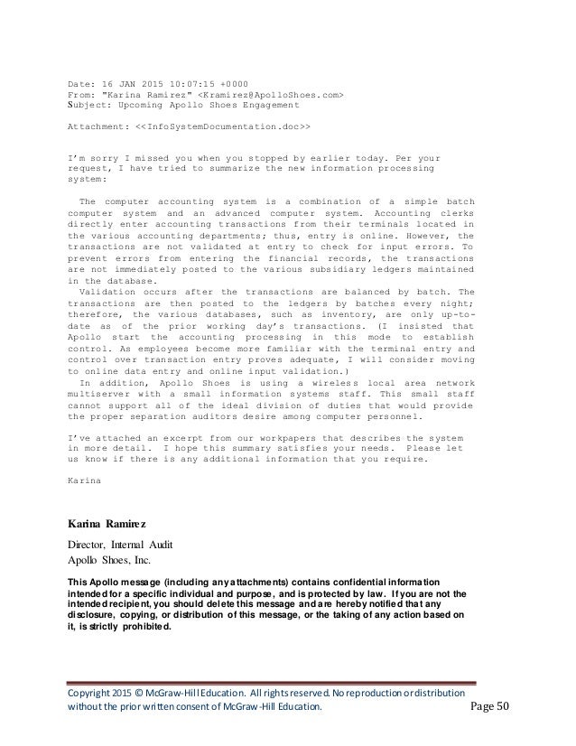 Apollo Shoes Audit Case