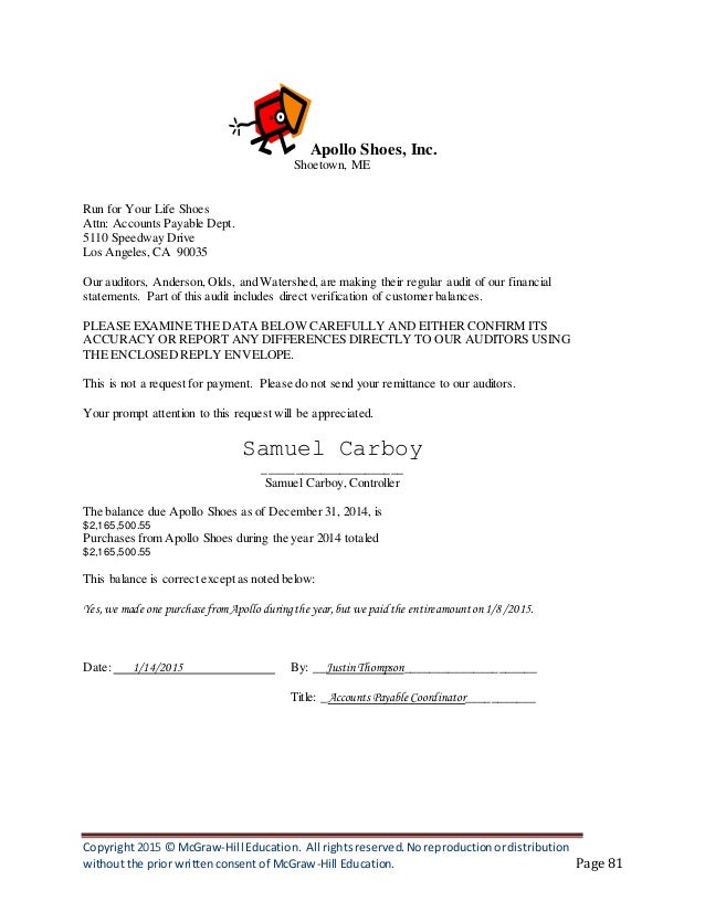 Apollo Shoes Audit Case