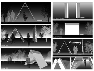 bookshelves
section
elevation
top view/plan
look #1
look #2
main folding axis
 