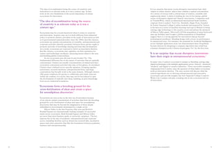 Imperial College London and White City Place A world-class ecosystem
It is no surprise that many recent disruptive innovations have their
origins in urban clusters: places that combine a spatial concentration
of a variety of sectors with a critical mass of creative, scientific and
engineering talent. London is leading the way in becoming a global
centre of disruptive digital and ‘fintech’ innovations. Companies such
as TransferWise, which revolutionised international bank transfers,
originate from London’s Tech City. Similarly, Magic Pony, founded
by former Imperial College London students and acquired by Twitter,
is the latest in a series of machine learning start-ups in Britain to bring
cutting-edge technology to the creative sector and attract the attention
of Silicon Valley giants. Microsoft’s $250m acquisition of smart keyboard
start-up Swiftkey and Google’s £400m acquisition of DeepMind
suggest there is a strong appetite for innovations that go beyond
technological excellence, blending design with a focus on performance
in unexpected ways. For instance, the potential for Artificial Intelligence
across multiple application areas was demonstrated when DeepMind
became famous for designing a computer algorithm that could beat
a human champion at the Chinese board game ‘Go’ for the first time.
‘It is no surprise that recent disruptive innovations
have their origin in entrepreneurial ecosystems.’
In many ways London’s ecosystem is unique in blending cutting-edge
digital technologies with multiple applications across ‘fintech’, ‘cleantech’,
‘medtech’ and digital or creative industries. These successful examples,
originating from London, raise the question of what makes ecosystems
work as innovation districts. The next section will discuss what the
central ingredients are to thriving entrepreneurial and innovative
ecosystems and provide insights into how Imperial College London’s
White City Campus will play a leading role in the ecosystem-led era
of innovation.
The idea of recombination being the source of creativity and
innovation is as relevant today as it was a century ago. In fact,
it lies at the very fundament of the recent importance of cluster
ecosystems for innovation.
‘The idea of recombination being the source
of creativity is as relevant today as it was a
century ago.’
Ecosystems may be a recent buzzword when it comes to creativity
and innovation. Sceptics may say it is little different from industrial
policy to promote clusters, prevalent in the study of innovation as well
as in governmental industrial policy since the 1980s. Just like clusters,
ecosystems are spatial concentrations of scientific, entrepreneurial and
corporate activities whereby proximity between those parties ought to
promote networks of knowledge sharing and joint idea development.
As a result, ecosystems are expected to thrive as innovation districts.
Just like clusters, ecosystems may capitalize on their reputation for
science and technology excellence, attracting future talent to the area
and building global connectedness.
	 So are ecosystems just old wine in new bottles? No. The
fundamental difference lies in the nature of activities that are spatially
concentrated. Clusters are usually concentrations of related activities;
ecosystems concentrate activities that may, at first glance, be unrelated.
Clusters bear a defined sector-specific signature, bringing together
universities, research institutes, entrepreneurial firms, and large
corporations that broadly work in the same domain. Although clusters
offer great conditions for parties to collaborate and jointly innovate
within the confines of a sector, they may not be best placed to spur
the development of radically new ideas, building on prior knowledge
from across industrial boundaries.
‘Ecosystems form a breeding ground for the
cross-fertilization of ideas and create a space
for serendipitous discoveries.’
Ecosystems are seen as key in the new era of innovation because
of an eclectic spatial concentration of activities that form the breeding
ground for cross-fertilization of ideas and space for serendipitous
discoveries that may be beyond the imagination of those deeply
embedded in environments dominated by a single sector.
	 Silicon Valley in the San Francisco Bay area and Boston’s
Kendall Square are internationally leading examples of successful
multi-sector ecosystems. Both Kendall Square and Silicon Valley
are more than mere business parks or university campuses. The key
impetus lies in the mix of academic, entrepreneurial and corporate
actors, including facilities such as mixed-use research labs, incubation
spaces and other amenities that blur the boundaries between academia,
business and entrepreneurship.
1110
 