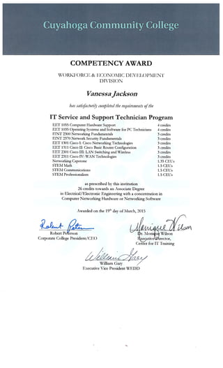 Vanessa Jackson's Certificate of Completion (1)