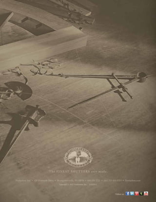 Timberlane Inc. • 150 Domorah Drive • Montgomeryville, PA 18936 • 800 250 2221 • (fax) 215 616 0753 • Timberlane.com
Copyright © 2015 Timberlane, Inc. 072015-C
Follow us:
 