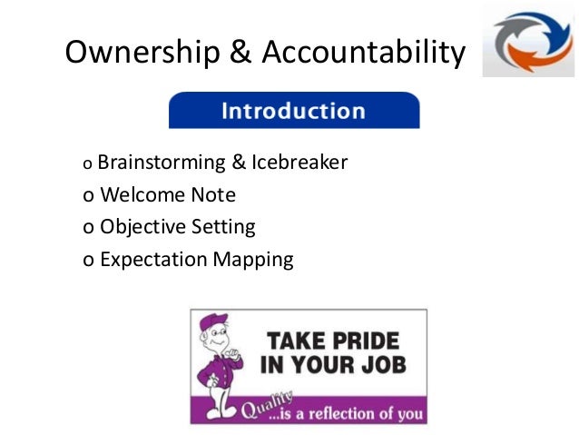 Ownership Accountability