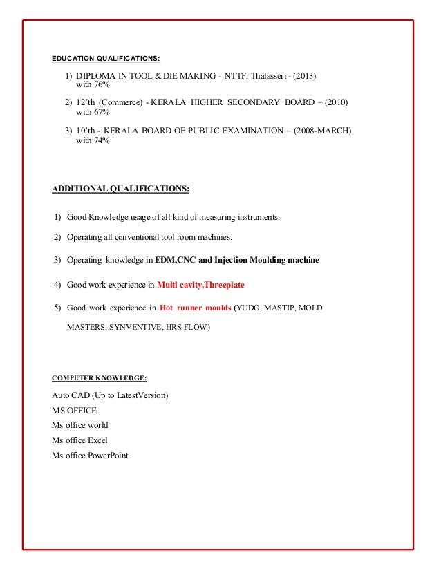 making biodata