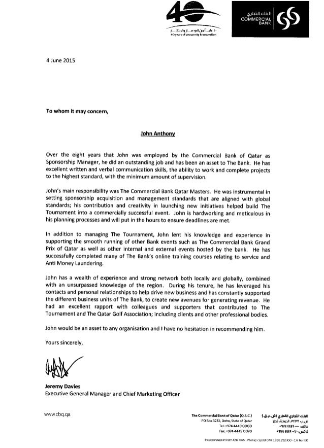 Business Recommendation Letter 10+ Samples  Formats 