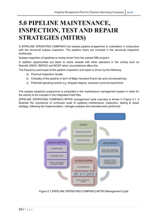 Integrity Management Plan for Pipeline-G03178 Idzuari Azli | PDF