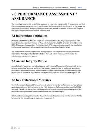 Integrity Management Plan for Pipeline-G03178 Idzuari Azli | PDF