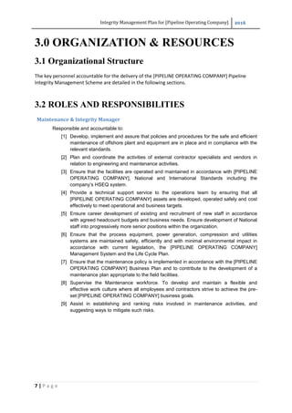 Integrity Management Plan for Pipeline-G03178 Idzuari Azli | PDF