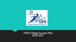 TOPS College Success Plan
2016-2017
 