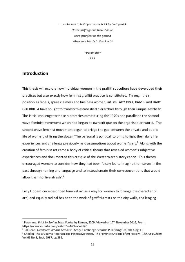 Dissertation history
