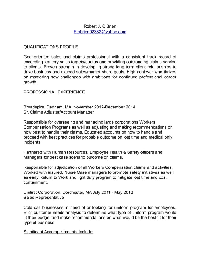obrien resume2 PDF - Obrien Resume2 1 638 