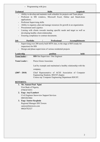 nat cv | DOC