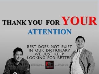 THANK YOU FOR YOUR
ATTENTION
 