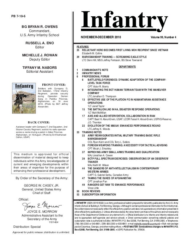 Infantry Magazine_NOVDEC 10