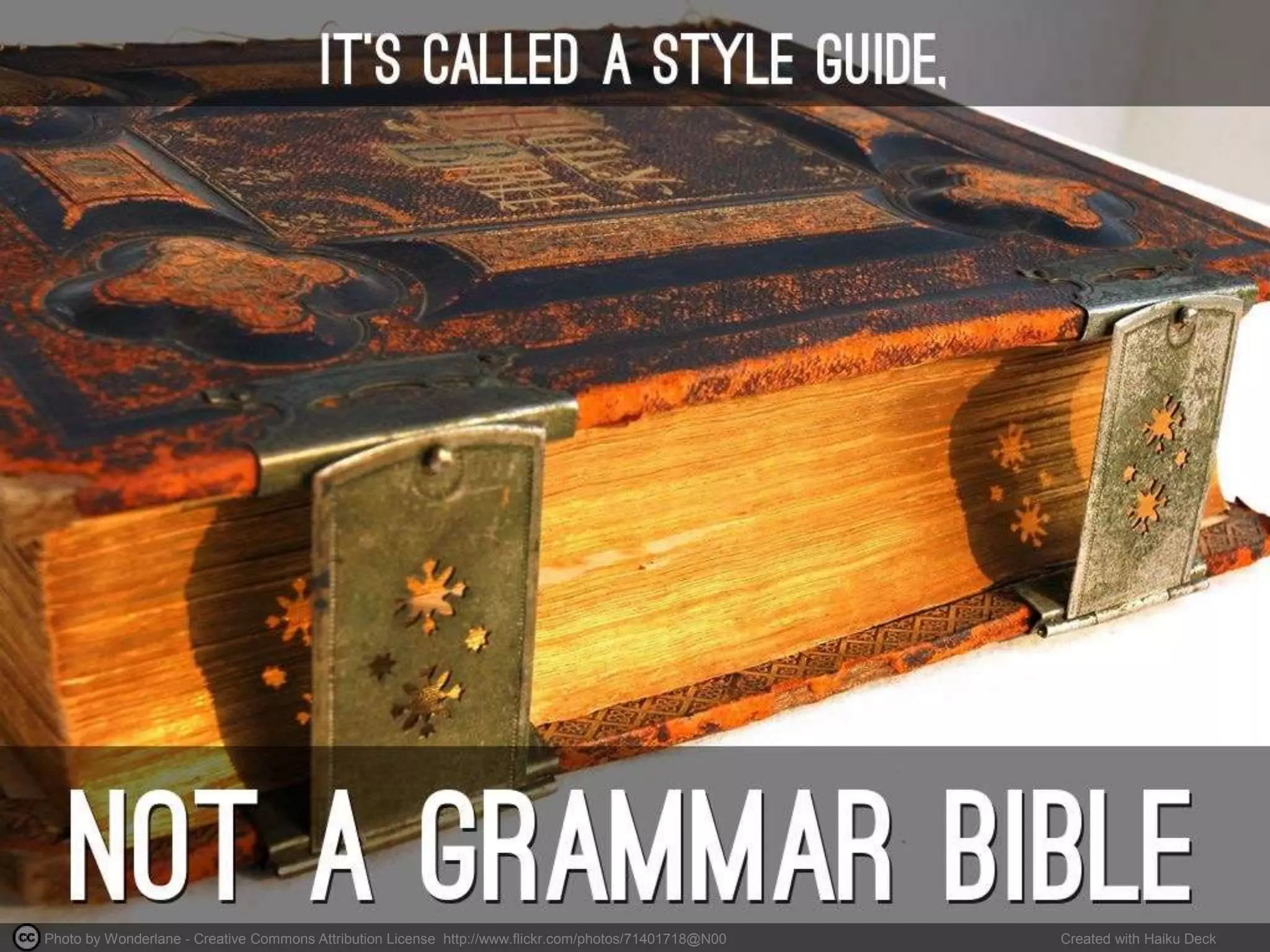 Photo by Wonderlane - Creative Commons Attribution License http://www.flickr.com/photos/71401718@N00 Created with Haiku Deck
 