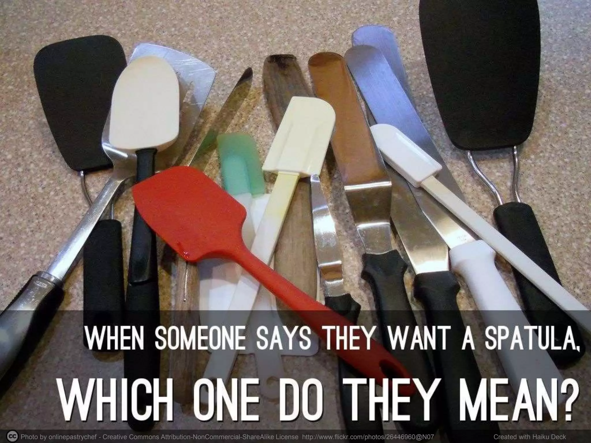 Photo by onlinepastrychef - Creative Commons Attribution-NonCommercial-ShareAlike License http://www.flickr.com/photos/26446960@N07 Created with Haiku Deck
 