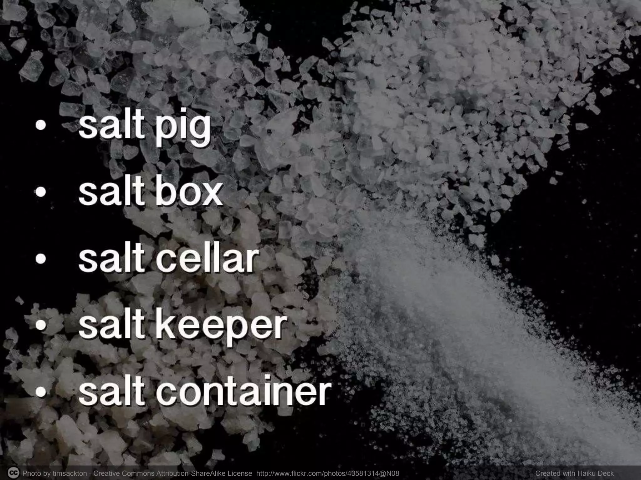 Photo by timsackton - Creative Commons Attribution-ShareAlike License http://www.flickr.com/photos/43581314@N08 Created with Haiku Deck
 