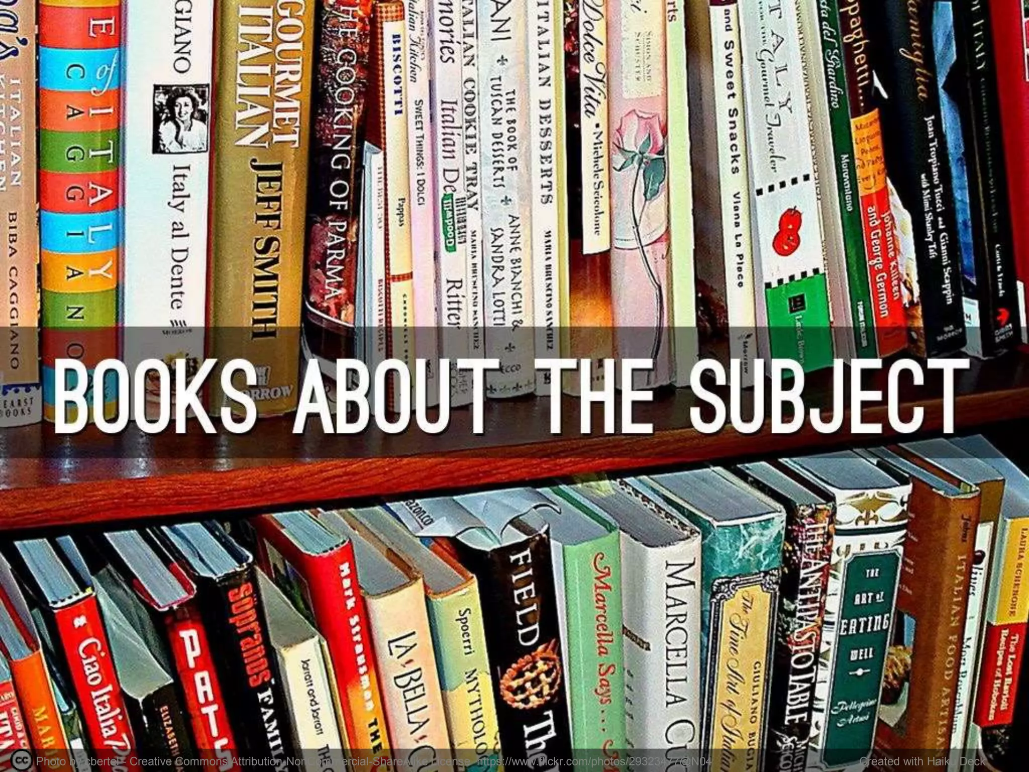 Photo by cbertel - Creative Commons Attribution-NonCommercial-ShareAlike License https://www.flickr.com/photos/29323477@N04 Created with Haiku Deck
 