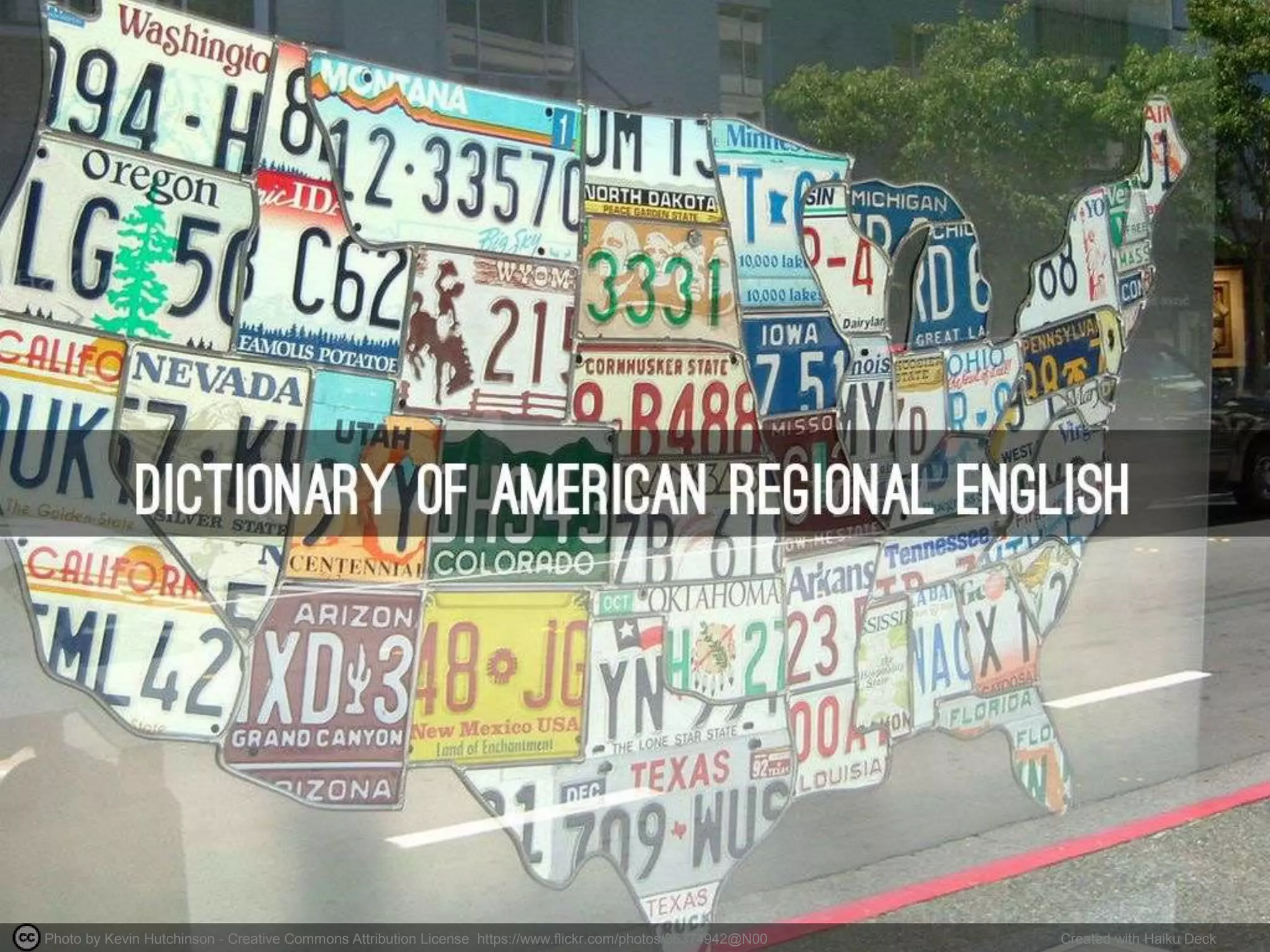 Photo by Kevin Hutchinson - Creative Commons Attribution License https://www.flickr.com/photos/36374942@N00 Created with Haiku Deck
 