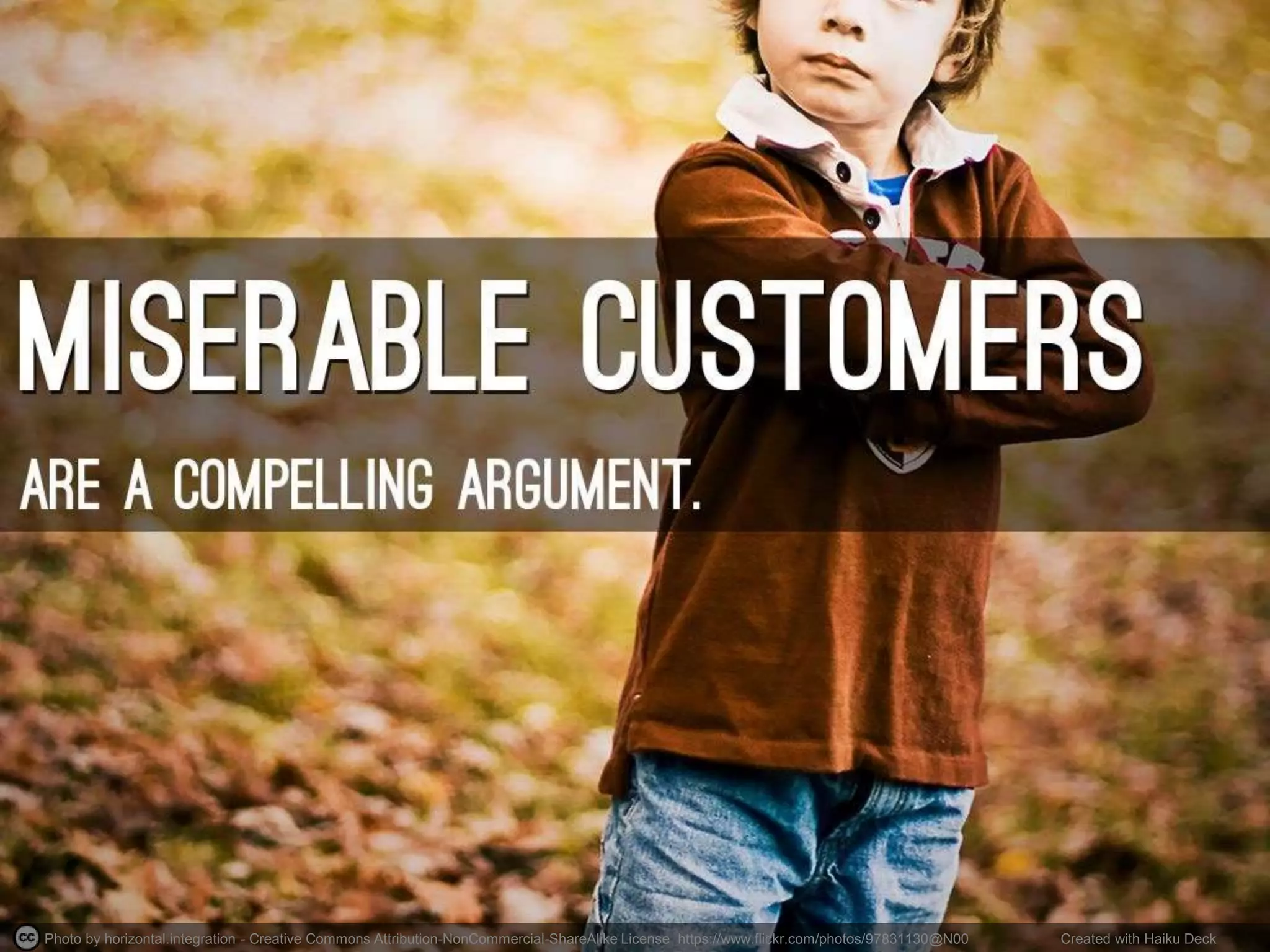 Photo by horizontal.integration - Creative Commons Attribution-NonCommercial-ShareAlike License https://www.flickr.com/photos/97831130@N00 Created with Haiku Deck
 