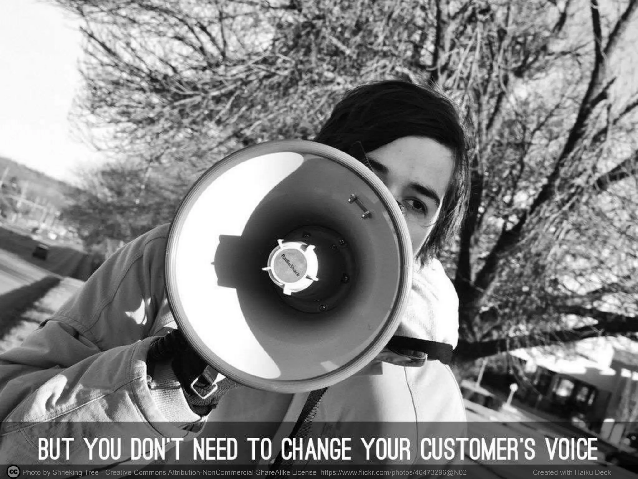 Photo by Shrieking Tree - Creative Commons Attribution-NonCommercial-ShareAlike License https://www.flickr.com/photos/46473296@N02 Created with Haiku Deck
 