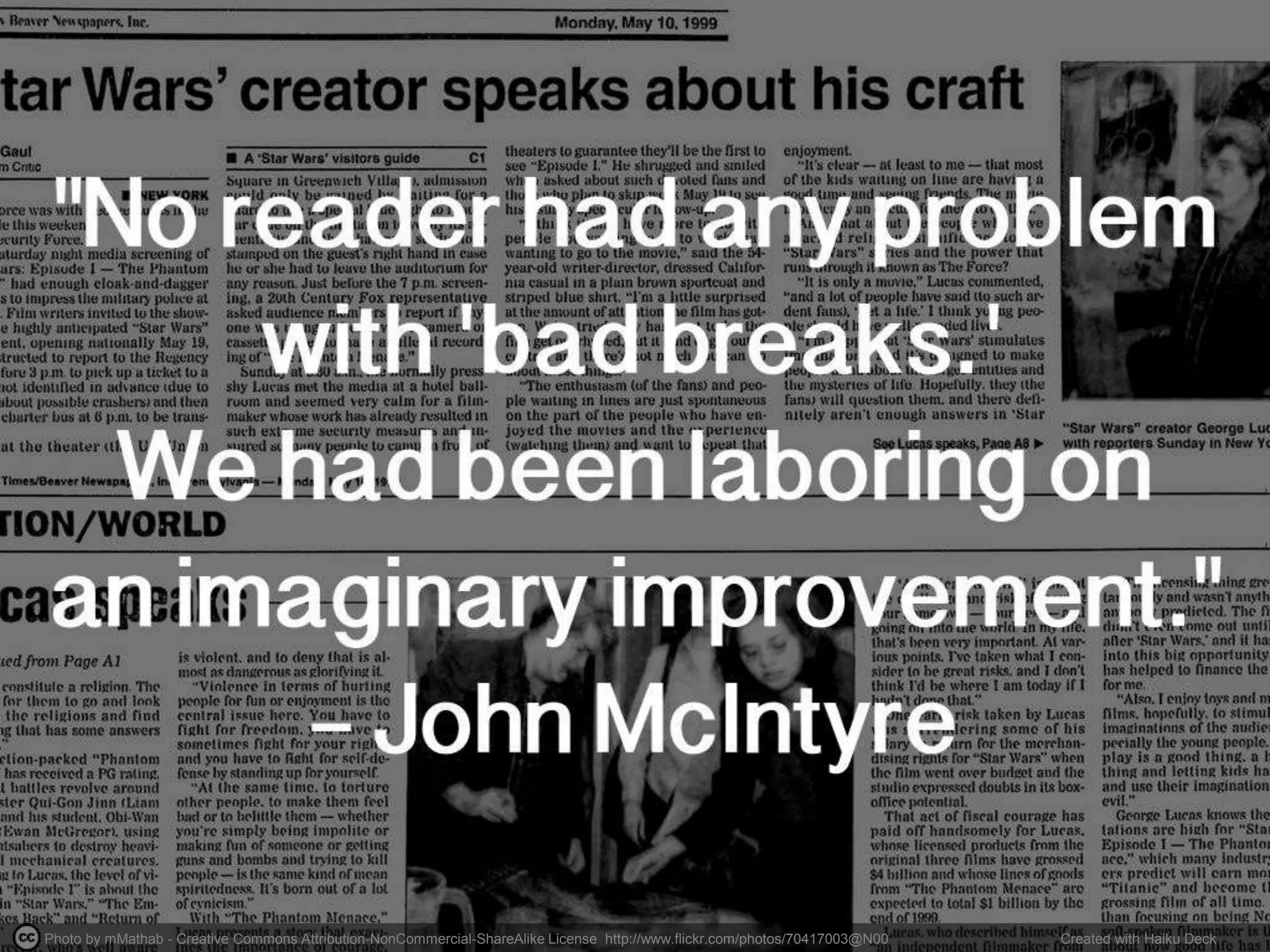 Photo by mMathab - Creative Commons Attribution-NonCommercial-ShareAlike License http://www.flickr.com/photos/70417003@N00 Created with Haiku Deck
 