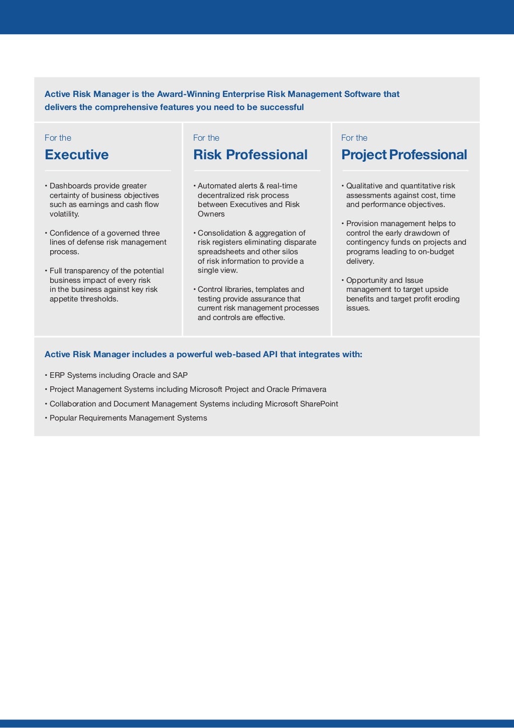 active risk manager active risk manager