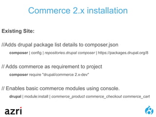 Drupal 8 & Commerce 2.x insights | PPTX