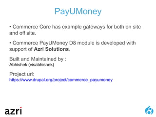Drupal 8 & Commerce 2.x insights | PPTX