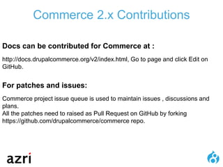 Drupal 8 & Commerce 2.x insights | PPTX