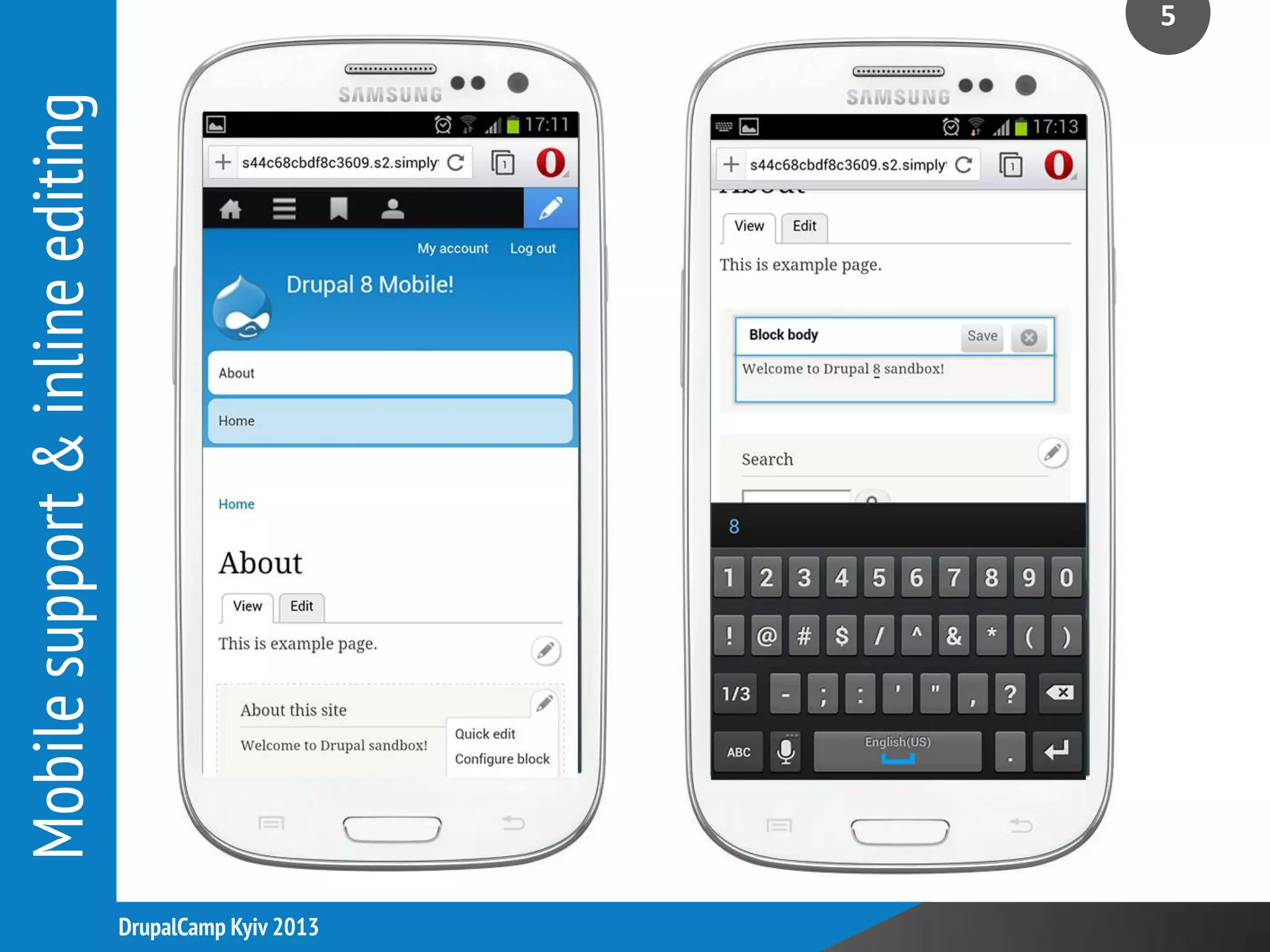 Mobilesupport&inlineediting
5
DrupalCamp Kyiv 2013
 