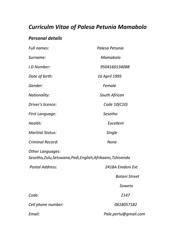 Cv PDF Cv PDF
