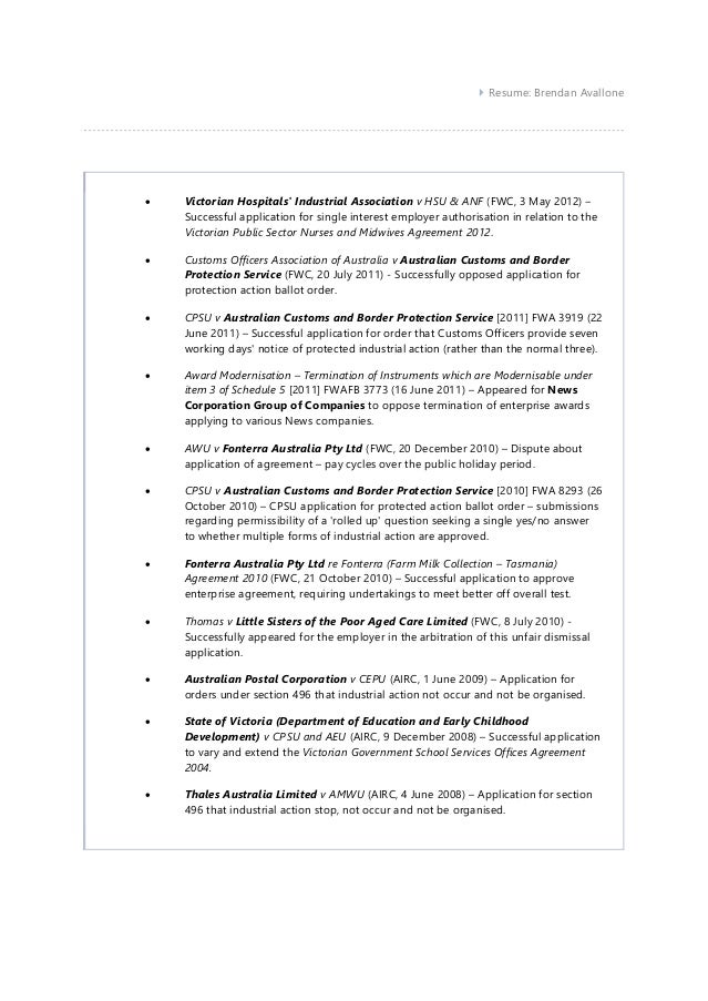 successful resumes australia